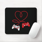 Game Controller Hart Grappig Valentijnsdag Boy &am Muismat (Met muis)