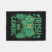 Game Controller Ierse Gamer Boys St Patricks Dag Fleece Deken (Voorkant (Horizontaal))