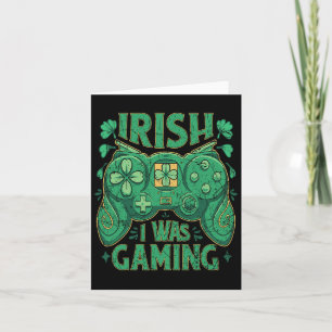 Game Controller Ierse Gamer Boys St Patricks Dag Kaart