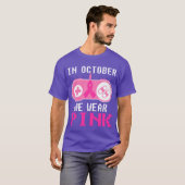 Game Controller In October We Wear Pink Gaming fri T-shirt (Voorkant volledig)