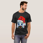 Game Controller Kerstman Hoed Gamer Jongens 1 T-shirt (Voorkant volledig)