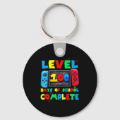 Game Controller Level 100 Days Of School Complete  Sleutelhanger (Voorkant)