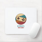 Game Controller Logo, videokanser Muismat (Met muis)