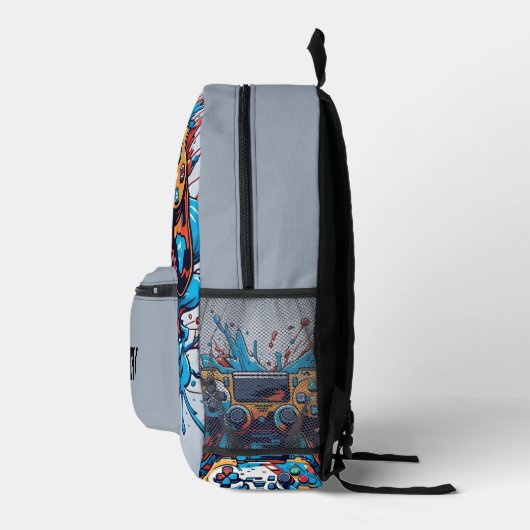 Game Controller met Paint Splatter gepersonaliseer Bedrukte Rugzak (Rechts)