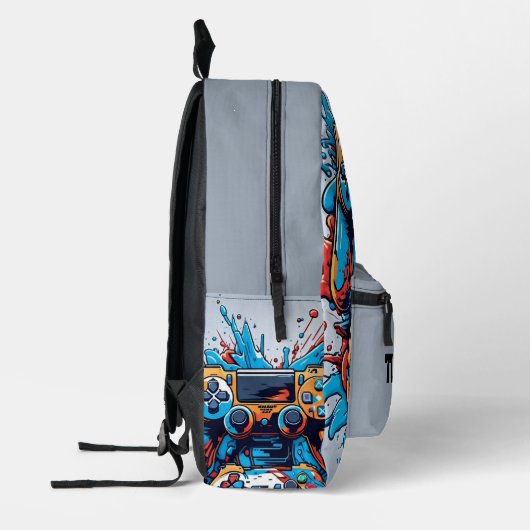 Game Controller met Paint Splatter gepersonaliseer Bedrukte Rugzak (Links)