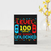Game Controller niveau 100 dagen van school ontgre Kaart (Gele Bloem)