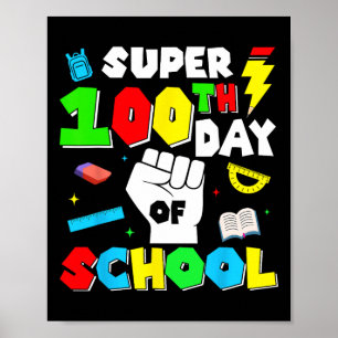 Game Controller niveau 100 dagen van school ontgre Poster