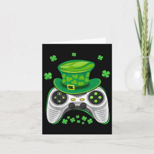 Game Controller Shamrock Gamer St Patricks Day Gam Kaart