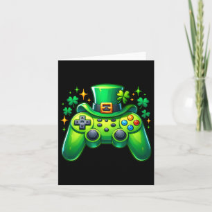 Game Controller St Patricks Day Gamer Irish Boys M Kaart