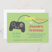 Game Controller Video Game Night Party Kaart (Voorkant / Achterkant)