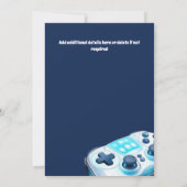 Game controller videospel op niveau ontgrendeld kaart (Achterkant)