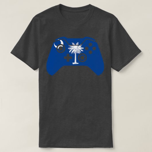 GAME CONTROLLER Zuid-Carolina vlag T-shirt (Design voorkant)