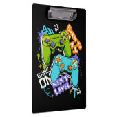 Game controllers Graffiti Gamen Geboren om te spe Klembord (Rechts)