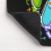 Game controllers Graffiti Gamen Geboren om te spe Muismat (Hoek)