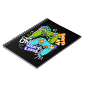 Game controllers Graffiti Gamen Geboren om te spe Notitieboek (Linkerzijde)