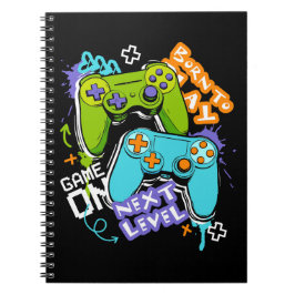 Game controllers Graffiti  Gamen Geboren om te spe Notitieboek