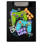 Game controllers Graffiti  Gaming Born To Play  Klembord (Voorkant)