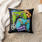 Game controllers Graffiti  Gaming Born To Play  Kussen (Deken)