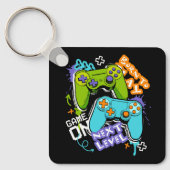 Game controllers Graffiti  Gaming Born To Play  Sleutelhanger (Voorkant)