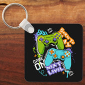 Game controllers Graffiti  Gaming Born To Play  Sleutelhanger (Voorkant)