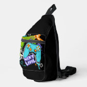 Game controllers Graffiti Gaming Born To Play Sling Bag (Rechterhoek)
