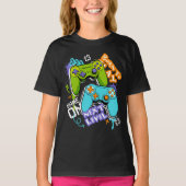 Game controllers Graffiti  Gaming Born To Play  T-shirt (Voorkant)