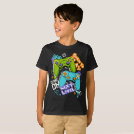 Game controllers Graffiti  Gaming Born To Play  T-shirt