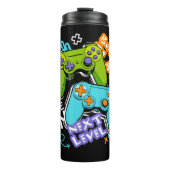 Game controllers Graffiti  Gaming Born To Play  Thermosbeker (Voorkant)