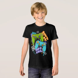 Game controllers Graffiti  Gaming Born To Play  Tri-Blend Shirt