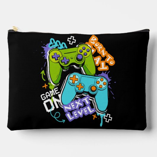 Game controllers Graffiti Gaming Geboren om te sp Etui (Voorkant)