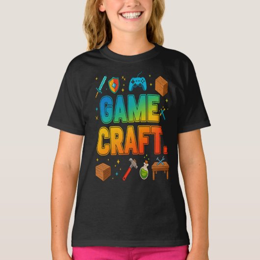 Game Craft Retro Gamer T-shirt (Voorkant)