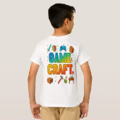 Game Craft Retro Gamer T-shirt (Achterkant volledig)