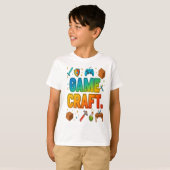 Game Craft Retro Gamer T-shirt (Voorkant volledig)
