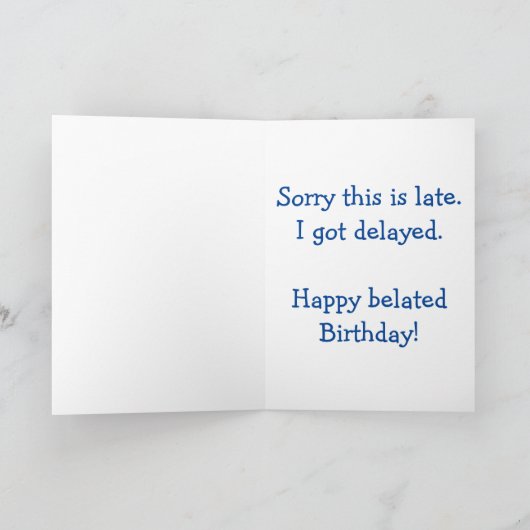 Game Crossing verlate verjaardagskaart Bedankkaart (Binnen)