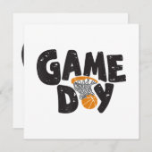 Game Dag Basketbal Grappige Jeugd Mannen Vrouwen S Kaart (Voorkant / Achterkant)