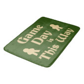 Game Dag Deze Weg Cool Bordspeler Slogan Badmat (Gekanteld)