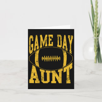 Game Dag Tante Geel Football Tante Kaart