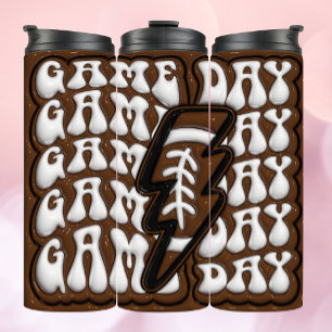 GAME DAY - 3D Opgeblazen Tumbler Thermosbeker