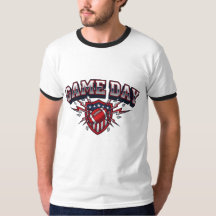 Game Day American Football Patriottisch Schild Spo