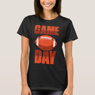 Game Day American Football Sports Season Football T-shirt