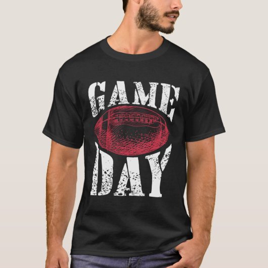Game Day American Football T-shirt (Voorkant)