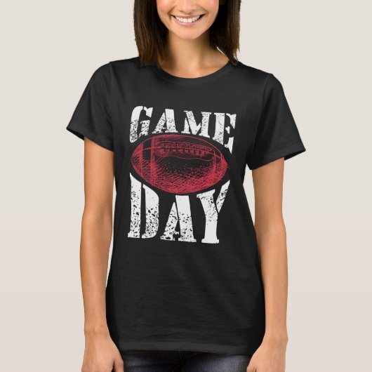 Game Day American Football T-shirt (Voorkant)