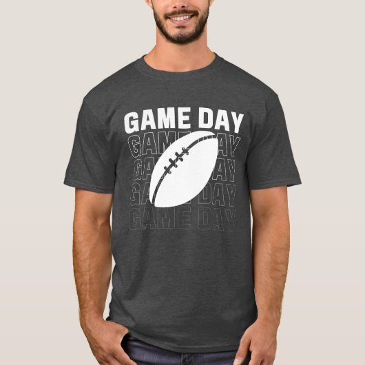 GAME DAY American Football T-shirt (Voorkant)
