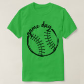 Game Day Baseball 2 T-shirt (Design voorkant)
