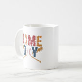Game Day Baseball Graphic Koffiemok (Voorkant links)