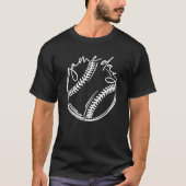 Game Day Baseball-honkbal Life Softball Life voor T-shirt (Voorkant)