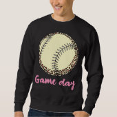 Game Day Baseball Leopard Trui (Voorkant)