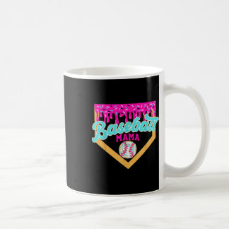 Game Day Baseball Mama Ice Cream Drip Baseball Mom Koffiemok