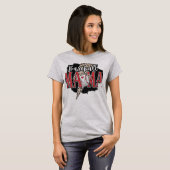 Game Day Baseball Moeder T-shirt - Baseball Grafis (Voorkant volledig)