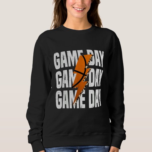 Game Day Basketball Leopard Lightning Trui (Voorkant)